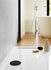Bonde de douche dome ABS Noire diamètre 90 mm Slim+ WIRQUIN