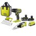 Ensemble perceuse à percussion sans fil 18 V ONE+ RPD18-2C42VSA31 + aspirateur à main + coffret 31 accessoires - RYOBI