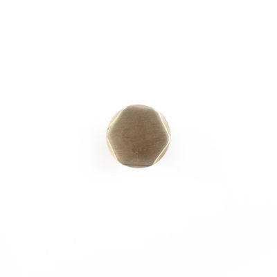 Bouton de meuble hexagonale zamak doré mat 30 x30 mm REI