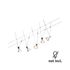 Spot sur câbles kit 5X10W GU5,3 chrome WIRE SYSTEM SIMPLE PAULMANN