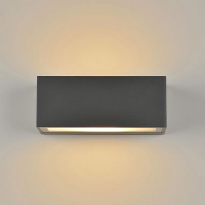 Applique extérieur E27 Lloyd anthracite IP44 15W - COREP