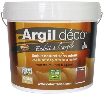 Argil deco terre rouge 12,5kg - COLOR FRANCE