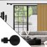 Embout déco boule en métal diam 28 mm Finition Noir mat - MOBOIS