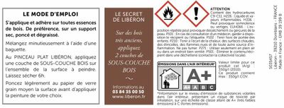 Sous couche spéciale bois tannique et exotique 0,5 litre LIBERON