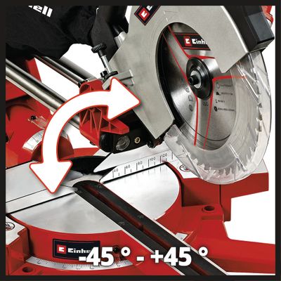 Scie à onglet radiale TE-SM 2534 DUAL 1800 W - EINHELL