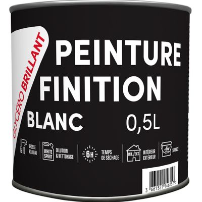Laque Glycero Blanc Brillant 0,5 L - TDP