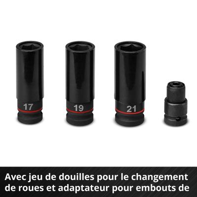 Clé à chocs sans fil 18 V POWER X CHANGE IMPAXXO (400 Nm, solo) - EINHELL