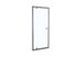 Porte de douche pivotante Tahiti transparente profilés alu chromé 100 x 200 cm