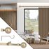 Kit tringle à rideaux extensible en métal de 2 à 3.60 m diam 25 à 28 mm Finition Doré vielli - MOBOIS