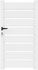 Portillon Contemporain aluminium blanc 1 x 1 m70