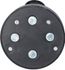 Spot LED mural en saillie orientable et sans fil blanc dynamique CCT Noir - Noli ARLUX