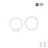 Bouton de meuble rond bois hêtre diamètre 29 mm par 6 REI