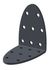 Equerre multi trous gris anthracite 60 x 60 mm