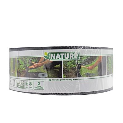 Bordure de jardin flexible PE recyclé noir H.7,5 cm x 10 m OUTSIDE LIVING