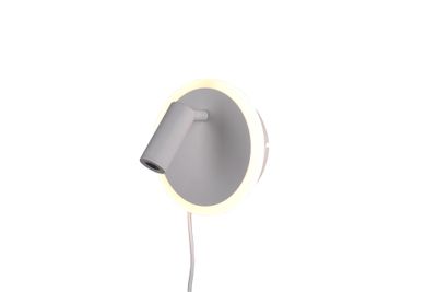 Spot LED mural orientable 5W + 2W lumière blanc chaud Blanc - Jordan TRIO