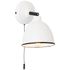 Spot mural en saillie orientable E14 28W métal blanc - Telio BRILLIANT