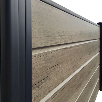 Lisse persienne pour clôture PVC chêne grisé L 1,79 m - MOREY