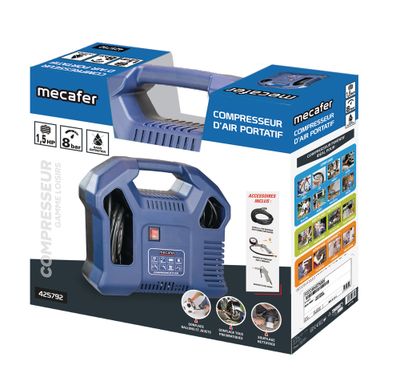 Compresseur sans cuve 1,5 HP 8 bar MECAFER