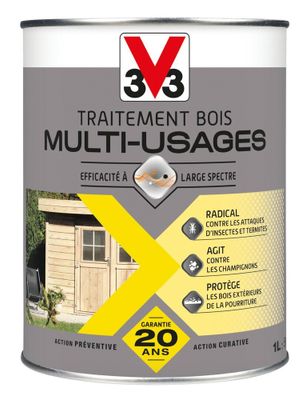 Traitement du bois multi- V33usages 1 L - V33