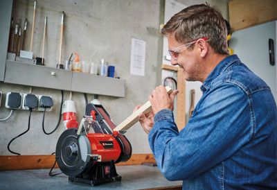 Touret ponceur à bande et à disque 350 W TC-US 350 - EINHELL