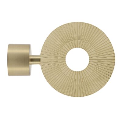 Embout déco disque à visser en métal diam 28 mm Finition doré mat - MOBOIS