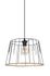 Suspension noir et naturel E27 60W Ø35 cm KILAU - COREP