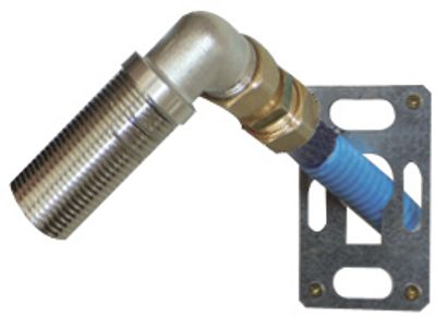Platine simple à compression pour tube PER 10/12 mm