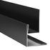 Profilé d'angle extérieur/retour de tableau alu bardage Hardie Plank VL noir minuit - longueur 3000 mm - JAMES HARDIE