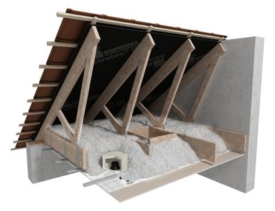 Ouate de cellulose THERMACELL Cristal - à souffler pour combles perdu - sac de 12,5 kg SOPREMA®