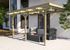 Pergola adossée -  671 Imprégné - 304 x 115 cm Livraison gratuite domicile - WEKA