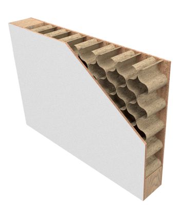 Bloc-porte postformé prépeint 3 panneaux H.204 x l.63 cm poussant droit SMIS