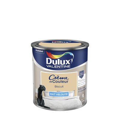 Peinture Crème De Couleur Mat Biscuit 0,5 L - DULUX VALENTINE
