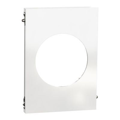 Plaque de finition centrale 1 poste Odace 2025 Architecte blanc émaillé - SCHNEIDER ELECTRIC