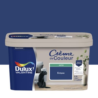Peinture crème de couleur Éclipse Satin 2,5 L - DULUX VALENTINE