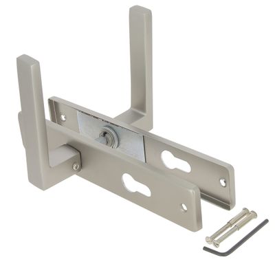 Poignées de porte sur plaques à cylindre Joffrin IV aluminium LINEA BERTOMANI