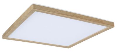 Plafonnier LED salle de bain IP44 2100 lumens lumière blanc variable 30x30cm Bois - Atria Shine PAULMANN