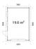 Garage en bois toit plat Rasmus avec porte sectionnelle - ép.44 mm - 25,5 m² hors-tout - PALMAKO