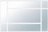 Verrière Orsay Profil Blanc Vitrage Verre Clair L. 1500 mm x H. 1125mm YKARIO