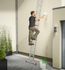 Echelle simple 18 échelons 4,90 m ProfiStep Uno avec base rapportée aluminium - HAILO