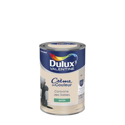 Peinture crème de couleur satin caravane de sable 1,25 L- DULUX VALENTINE