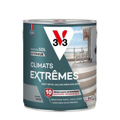 Peinture sols exterieurs climats extrêmes schiste satiné 2,5 L  - V33
