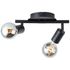 Réglette TIFFANY E27 2x28W noir - BRILLIANT