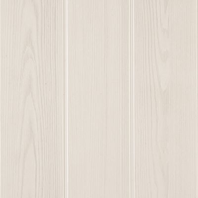 Lame lambris PVC Country aspect bois fin blanc - 8 x 375 x 2600 mm - GROSFILLEX