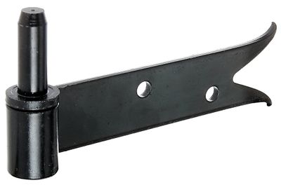Gond platine queue de carpe diamètre 14 x 160 mm noir