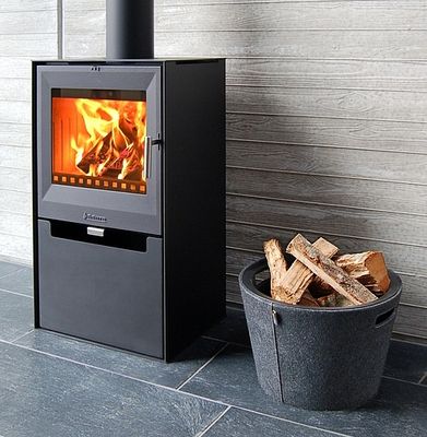 Poêle à bois 6.5 kW ADURO 14 7 étoiles flammes vertes, Livraison à domicile incluse - ADURO