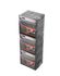 Bac de rangement plastique empilable par 3 - TACTIX