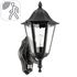 Applique extérieur montante E27 détecteur de mouvements Navedo noir IP44 60W - EGLO