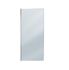 Paroi de douche à l'italienne 90x200 cm profilé chrome verre fumé 8 mm Parma - AURLANE