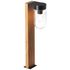 Borne extérieur E27 55cm Cabar bois et noir IP44 40W - BRILLIANT