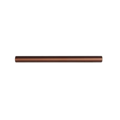 Poignée de meuble cylindrique inox moka entraxe 128 mm REI